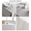 8 Pack Round Tablecloth, 84 Inch White Disposable Table Covers PEVA Waterproof Plastic Round Tablecloths (White) 5