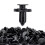 200PCS Bumper Clips 8mm Push  Flare Fastener for  and  Plastic Rivet Retainer Clips 5