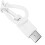 PIR Motion Sensor LED Night Light USB Rechargeable Dimmable Night Lamp for Cabinet Light Wireless Closet Light -White 2
