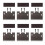 Versatile and Efficient Tip Scraper Knife for  Cooktop for Printers Cooktop Surfaces Ceranfeld Maintenance 6set 1