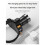 Strong Light Led Headlamp Super Bright Type-C USB Rechargeable Headlight Telescopic Zoom  Lamp with Digital Display 8