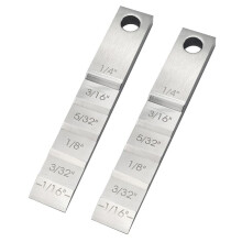 Pipefitter Tools,2130 Small Pipe Spacer Wedge Stepped Guage (3/4 X 4inch),Pipe Fitting Tool for Pipe Spacing Welding