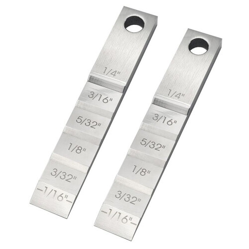 Pipefitter Tools,2130 Small Pipe Spacer Wedge Stepped Guage (3/4 X 4inch),Pipe Fitting Tool for Pipe Spacing Welding