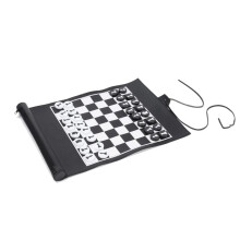 Roll Backgammon Chess Set PU Portable Board Game for Children Outdoor Travel Family Backgammon Table Game