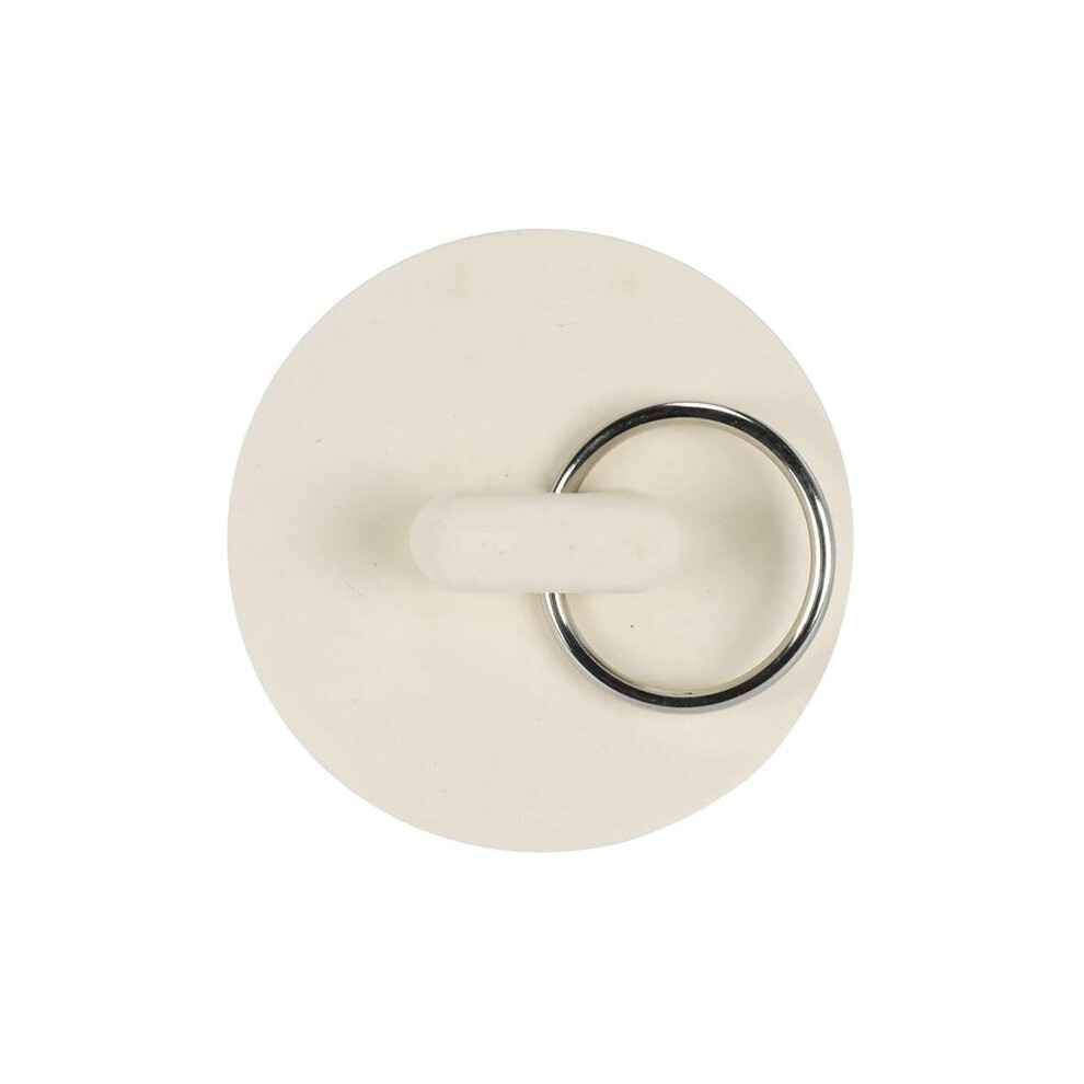 1 1/4In Rubber Wash Basin Bathtub Plug Sink Plug Drain Pipe Plug Sink Plug Water Plug White