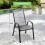 Birchtree BIRCHTREE Garden Chairs Set of 4 Stackable Grey 6