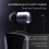 LED Power Digital Display  Wireless Headphones Retractable Collar Clip Single Headset Retractable with Wire 5