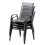 Birchtree BIRCHTREE Garden Chairs Set of 4 Stackable Grey 8