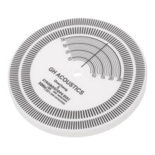 Tocadiscos Confiables Disco Estroboscópico Pruebas de Tapete Estroboscópico Detección de Velocidad de Rotación Disco de Medición de Velocidad de