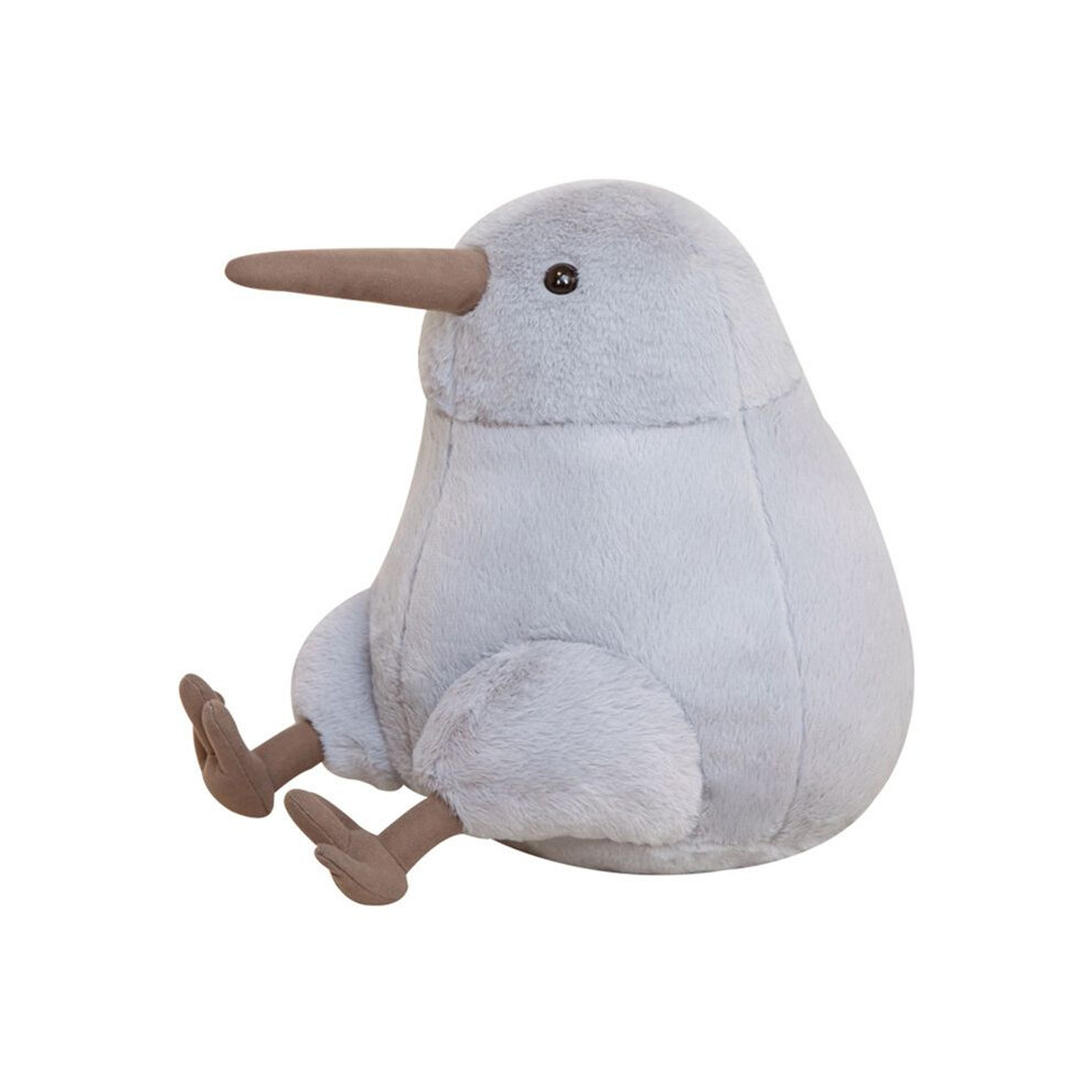 Lifelike Kiwi Bird Plush Toy Kiwi Bird Stuffed Body Pillow Large Realistic Sitting Kiwi Bird Plushie Gifts,A Gray 6032031598694