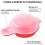 2 Sets Microwave Egg Cooker,1 Minute Fast Egg Hamburg Omelet Maker Kitchen Cooking Tool 2