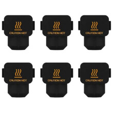 6 Stück Drucker-Hotend-Silikonsocken, Hochtemperatur-Extruder-Heizblock-Silikonhülle für A1/A1