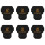 6Pcs Printer Hotend Silicone Socks,High Temperature Extruder Heating Block Silicone Cover for  A1/A1 1