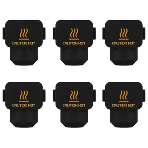 6Pcs Printer Hotend Silicone Socks,High Temperature Extruder Heating Block Silicone Cover for  A1/A1