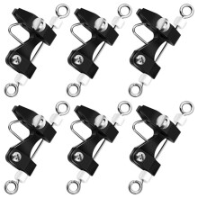 6 Stuks Outrigger Release Clips Downrigger Release Clips met Verstelbare Spanning Planer Board Clips Downrigger Fishing Kite