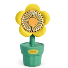 Portable USB Fan Charging Fan Handheld Fan Portable Handheld Fan Cute Style for Birthday Gifts Yellow