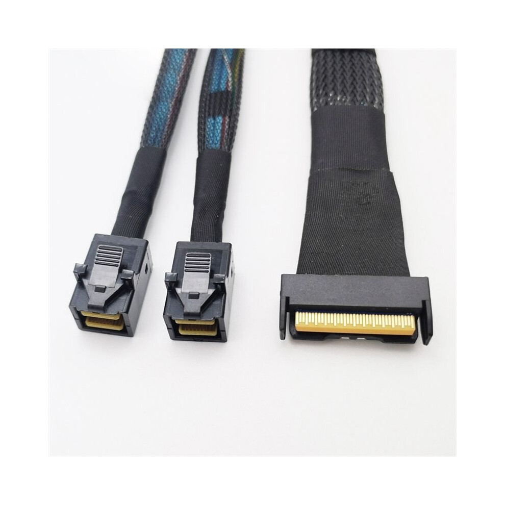 0.8M Server Adapter Cable Slimesas Mcio 8I To 2XSff-8643 Minisas Server Data Multifunction Convenient Adapter Cable 4711460373578