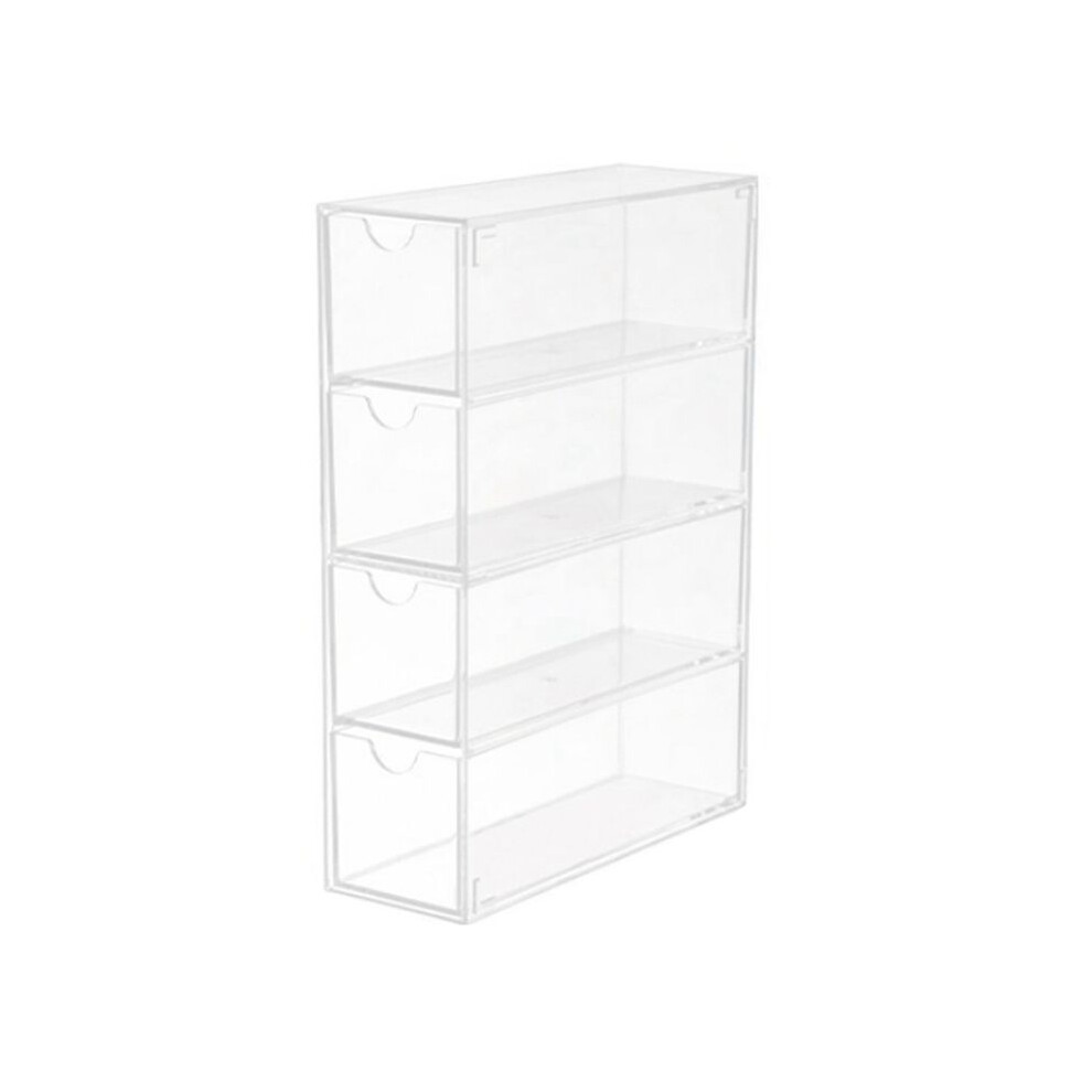 Glasses Storage Box Acrylic Eyeglass Case Clear Eyeglass Holder 4 Layers Large Glasses Organizer Box 4711809335953