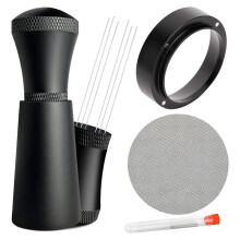 58 mm WDT Tools Puck-Scherm Espresso-Doseertrechter Roestvrijstalen Naalden Koffieroerder Distributietool