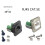 5 RJ45 CAT.5E Wiring Terminals Network Computer Modules with Fixing Nuts(Black) 6
