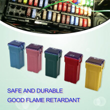 10pcs Automotive Tall Profile Box Shaped Micro-Fuses Box Shaped Fuse Kit (20A/30A/40A/50A/60A, 2pcs Each)