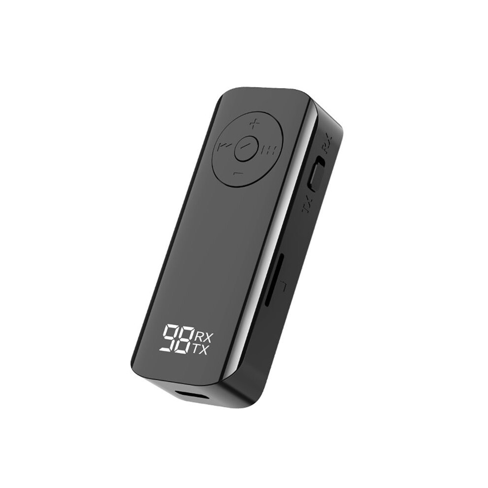 Bluetooth5.3 Transmitter Receiver 3.5Mm Aux Wireless Adapter Stereo For Earphones Tv Pc Car Speaker With Digital Display 6032766291761