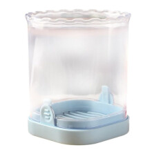 Tasse à Trancher en Acier Inoxydable Trancheuse Rapide pour Fruits et Légumes avec Plaque Poussoir Trancheuse à Fruits Coupe-Trancheuse,B