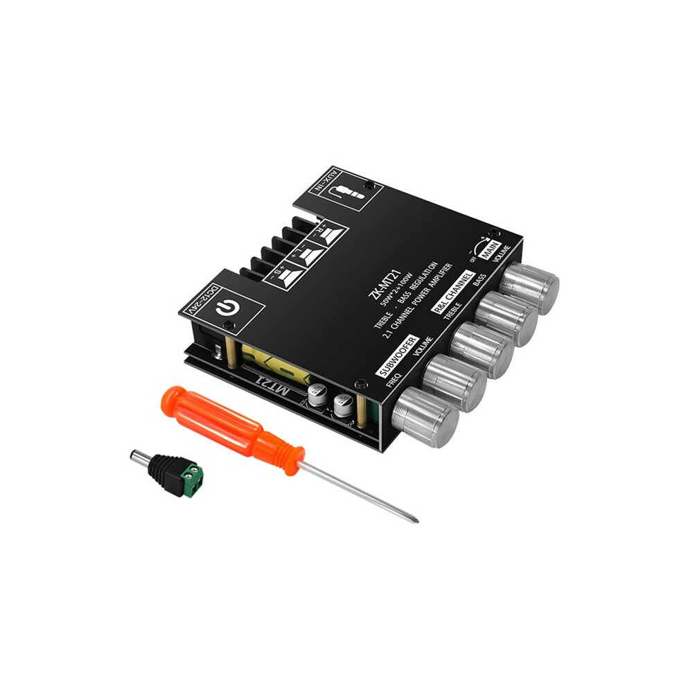 Bt5.0 Amplify Board 2.1 Channel 50Wx2+100W Subwoofer Amplifier Board Audio Bass Stereo Amplify Board 4714136370185