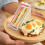Triangle Sandwich Container Reusable Washable Sandwich Box Clear Sandwich Boxes 1PCS 2