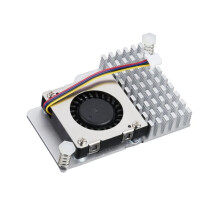 Official Active Cooler Cooler Fan Anodized Aluminum Heatsink 5V Support PWM Speed Control for Raspberry Pi 5