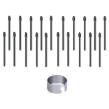 20 Pcs Pen Tips Compatible with 1/2 Tablet Pen, Replacement Tips/Nibs for 1/2 Pen