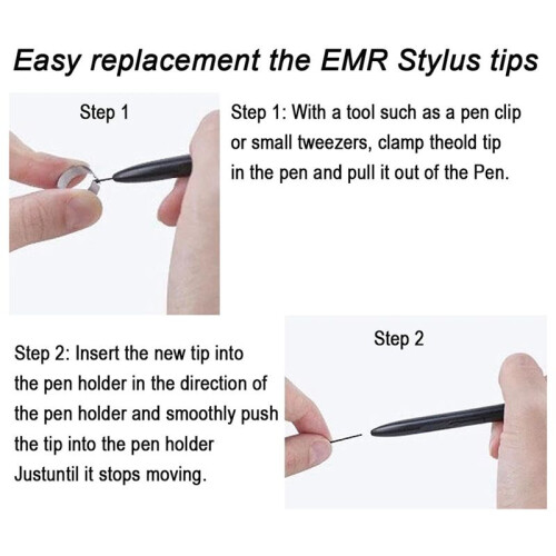 20 Pcs  Pen Tips Compatible with  1/2 Tablet Pen, Replacement Tips/Nibs for  1/2 Pen 1