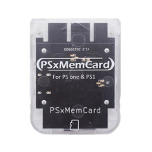 Psxmemcard PS1 Memory Card Save Game Data Support MicroSD Card for   1 PS One Console Transparent