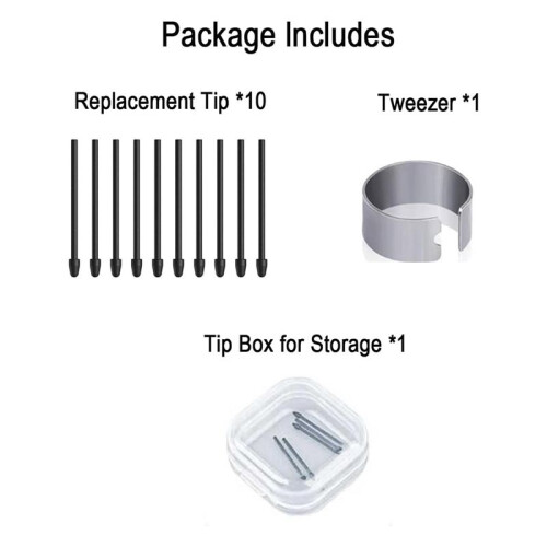 20 Pcs  Pen Tips Compatible with  1/2 Tablet Pen, Replacement Tips/Nibs for  1/2 Pen 2