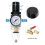1/4 Inch Air Compressor Filter Regulator Combo AW2000-02 - Brass Elements, 150 PSI Max Pressure, Compact Design 5