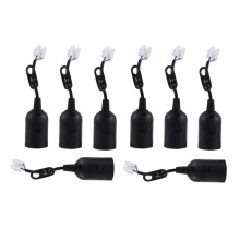 8Pcs E27 Lamp Holder Construction Socket Lamp Holder DIY Construction Site Socket Renovation Socket Lighting Accessorie