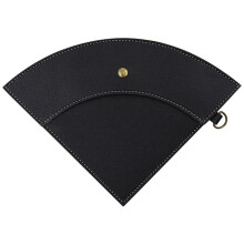 PU Leather Coffee Filter Paper Storage Bag for Coffee Dripper Waterproof Coffee Filters Holder Pouch Camping Supplies,B