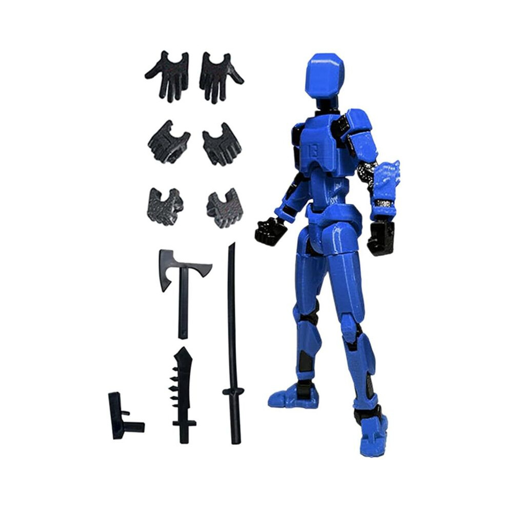 Robot Action Figure, 3D Printed With Full Articulation For Stop Motion Animation 4714183034320