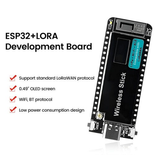 ESP32-S3 Wireless Stick V3 863-928MHz LoRa WIFI  Development Board com Tela OLED de 0,49 Polegadas 1