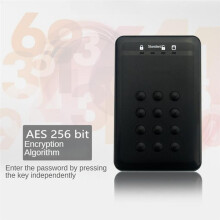 HDD Enclosure SSD Case Encrypted Hard Drive Enclosure 5Gbps USB3.0 Hard Drive Enclosure for 2.5 Inch Hard Disk