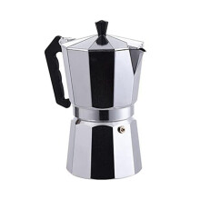 Coffee Pot Espresso Maker Moka Pot, Stovetop Espresso Maker for Great Flavored Espresso for Electric Ceramic Stovetop