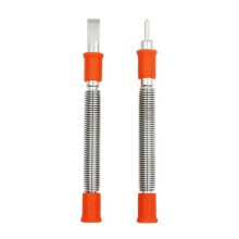2Pcs Spring Tool Set 5/16-Inch Chisel and 1/8-Inch Center Punch Set, Spring Loaded Rivet Removal Set for Wood