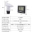 Wireless Ultrasonic Water Tank Liquid Level Meter with Temperature Sensor Water Level  Display Low Battery Indicator 8