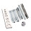 11-Piece Set 633/655/831/201 Rivet Base Snap Button Base Punching Leather Snap Button Set 1