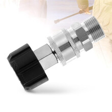 Ensemble D'Adaptateurs pour Nettoyeur Haute Pression 4 PièCes, Kit de Connexion Rapide, Raccord MéTrique M22 14 mm à M22, Acier Inoxydable