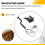 Self Locking Gate  for Wooden Fence Heavy Duty, Steel Spring Cable Pull String Gate Hardware Gate Lock for Garden 8