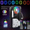 RGB LED Light Strip for PS5 /PS5 Slim Console, IR Remote/APP/USB 3 Methods, DIY Decoration Accessories 5