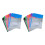 Binder Pocket Organizer Folders, 12 Pack Expandable Folders Plastic Envelopes Binder Folders for 2/3/4 Ring Binder 1