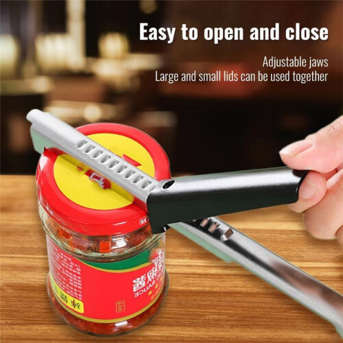 Adjustable Can Opener, Adjustable Multifunctional Can Opener Jar Lid Clip, Kitchen Canning Tool 1