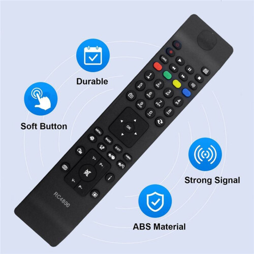 Replace RC4800 Remote Controller for Vestel TV Multi- TV Remote 2